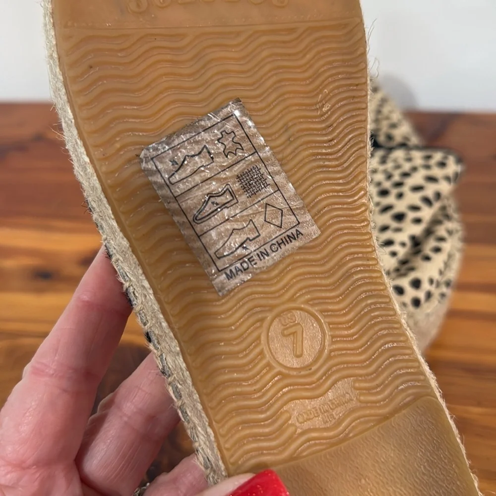 Soludos Animal Print Leopard Platform Espadrilles